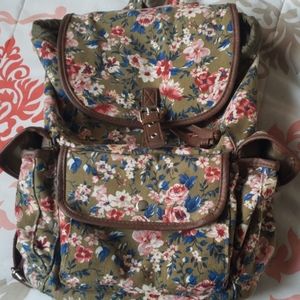 Floral backpack